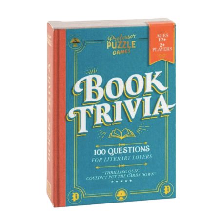 Book Trivia társasjáték, angol nyelvű