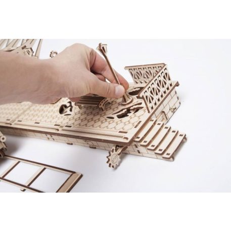 Vasútállomás - mechanikus modell - Ugears