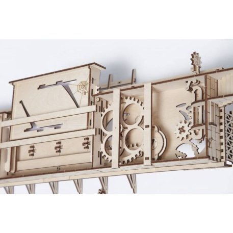 Vasútállomás - mechanikus modell - Ugears