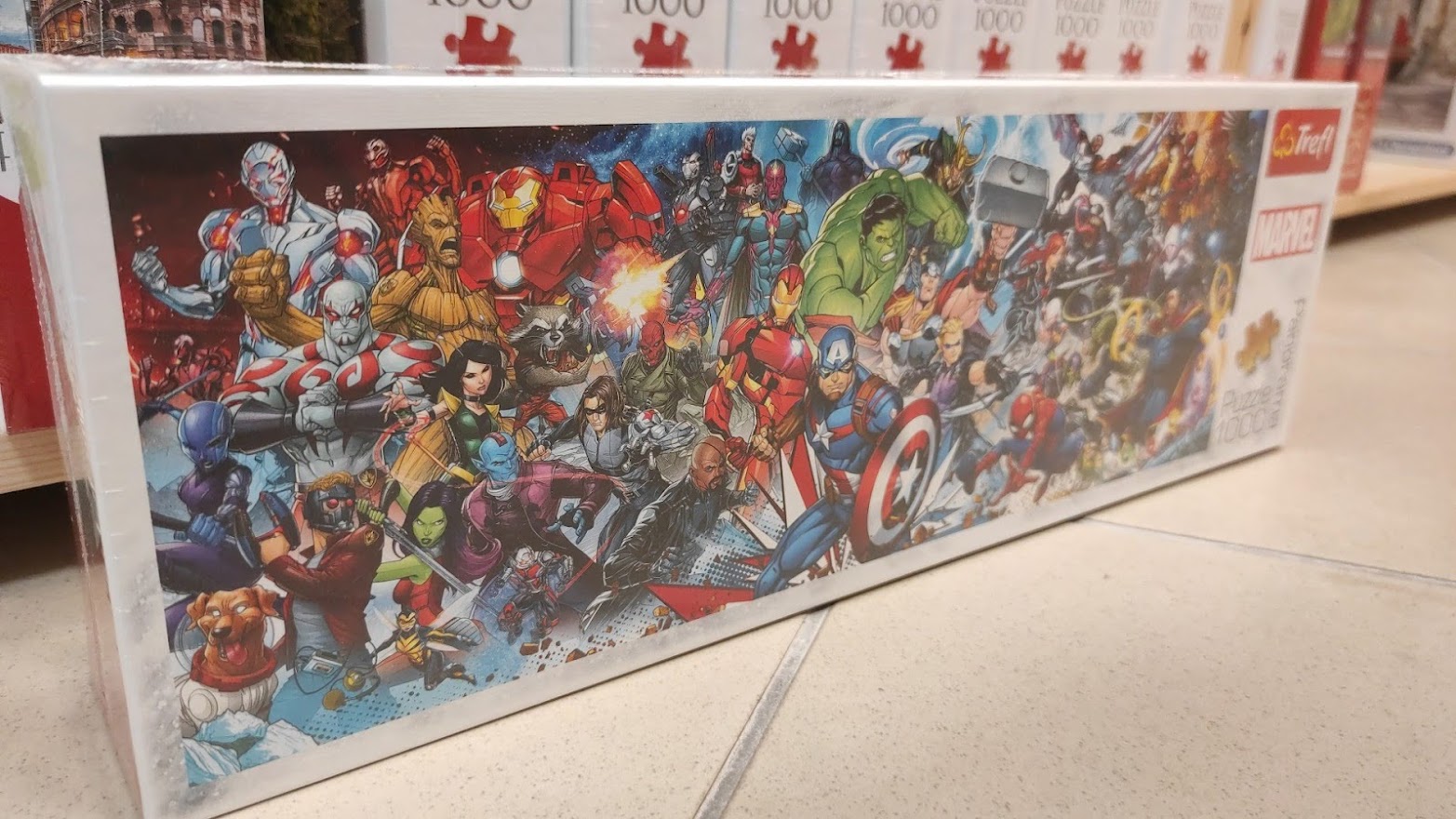 Bosszúállók panoráma puzzle Marvel rajongóknak!