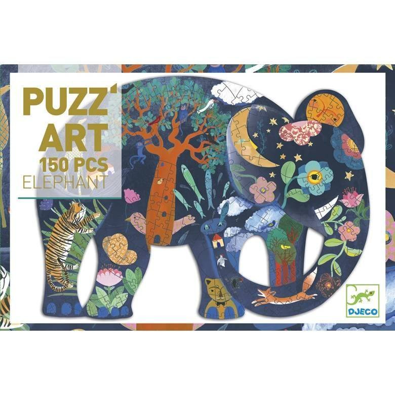 Djeco Puzzle - Eléphant - 150pcs