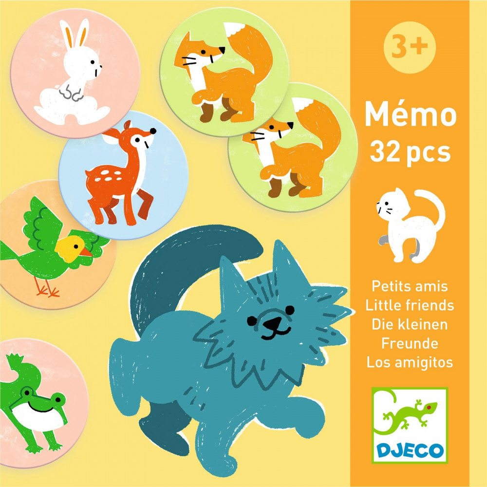 Kis barátok memória - -Memória játék - Memo Little friends - DJ08184