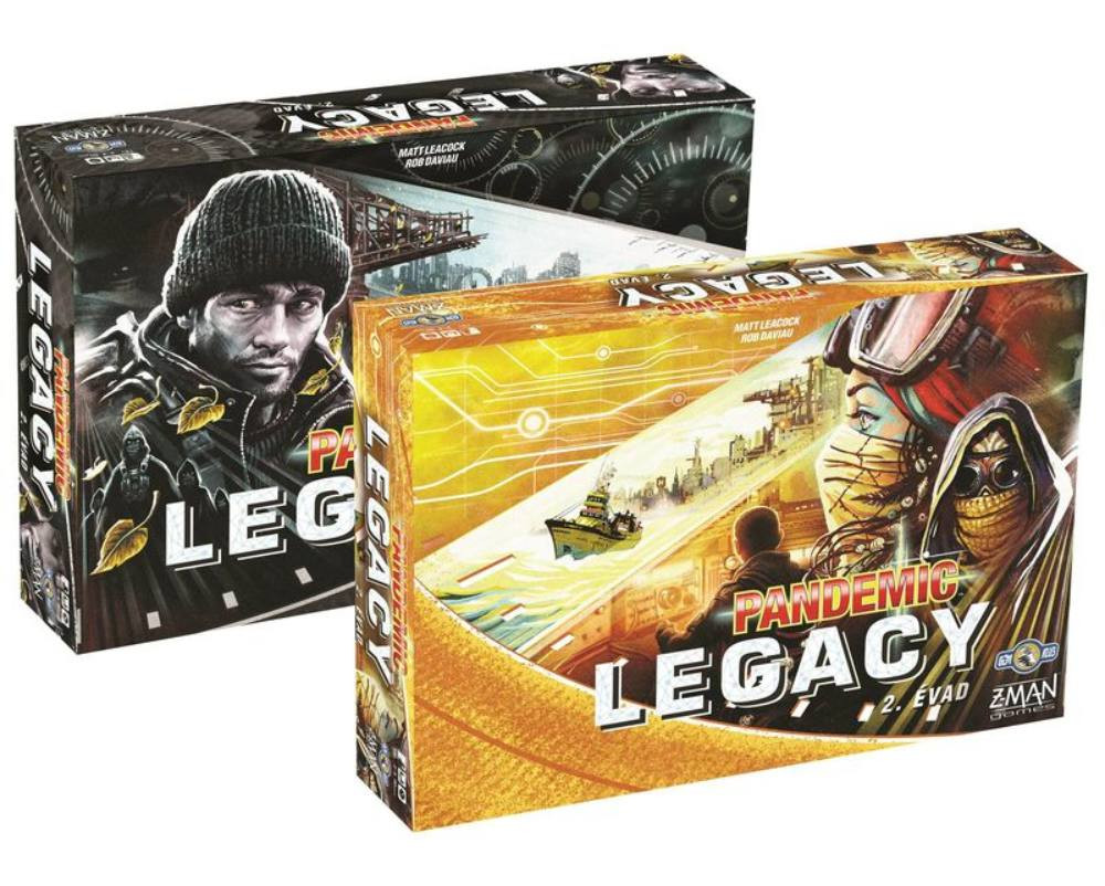 Pandemic Legacy 2. évad társasjáték - fekete dobozos - magyar kiadás