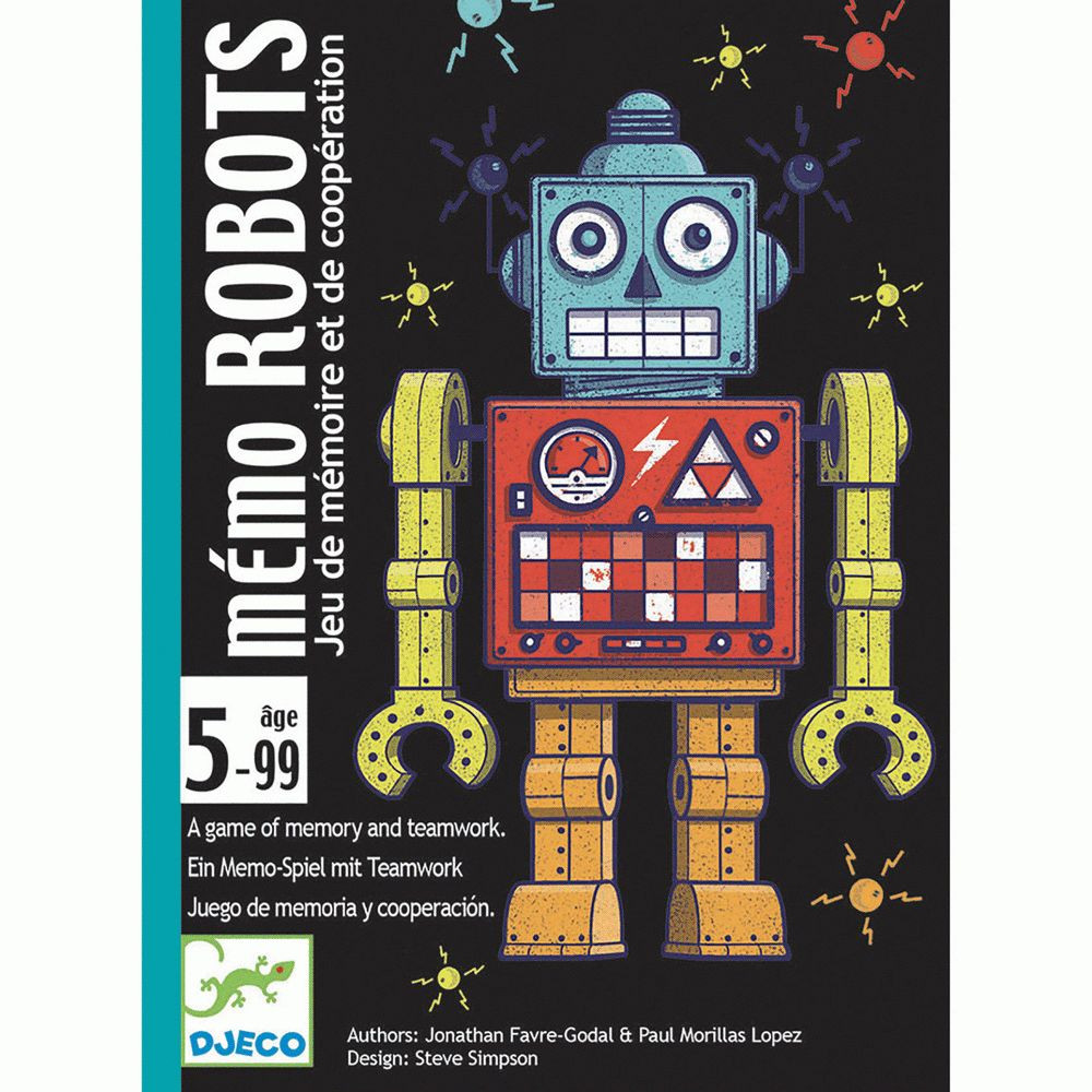 Robot kereső - Kooperációs memória kártyajáték - Robots - DJ05097