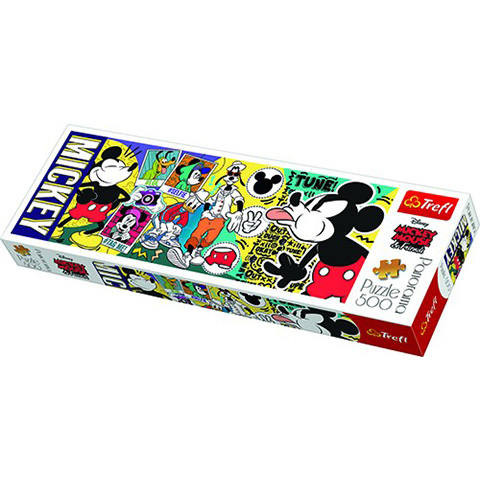 Trefl A legendás Mickey egér - 500 db-os panoráma puzzle 29511